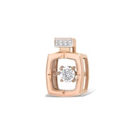 WAH CHAN DiamondTalk 9K Rose Gold Dazzling Core Diamond Pendant PDT00041-A01