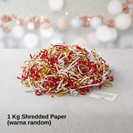 1 KG Shredded Paper | Premium Color Shredded Paper | Random Color Cutting Paper | Shaved Paper | Kaw