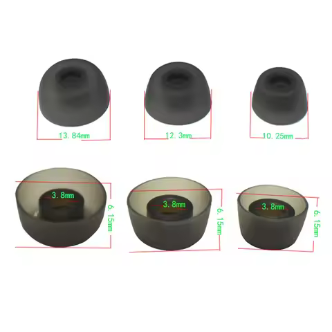 S/M/L Silicone Ear Tips In-Ear Tips Earbuds for Jabra Elite 75t/ 65t/ Active/ Sport Evolve Wireless 