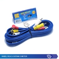 Kitani 3-3 RCA Cable 3 Meters