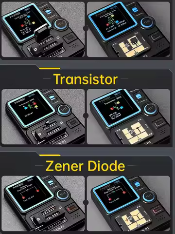 FNIRSI®DSO-TC4 3-IN-1 10MHz 48MSa/s Digital Oscilloscope Transistor Tester, LCR-P1 Multifunction LCR