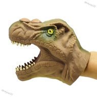 i8h4yxay32 Children Funny Prank Toy Eco-friendly TPR Dinosaur Hand Puppet Tyrannosaurus Head Figure 