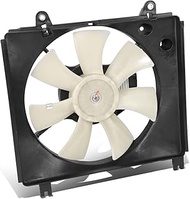DNA MOTORING OEM-RF-0813 Factory Style Radiator Fan Assembly Compatible with 07-12 Mitsubishi Eclipse V6 Spyder
