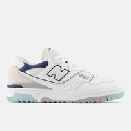 New Balance Men Women Retro Shoes Classic NB 550 Casual D Last Leather Neat Simple White Gray Blue