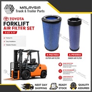 Toyota Forklift Air Filter Outer Inner A-P827654 A-P610904 Heavy Duty 5FD 6FD 7FD 8FD / Penapis Udar