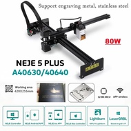 SGSG NEJE 5 Plus A40640/A40630 CNC Laser Engraver  Wood Cutting Machine Stainless Steel Engraving Me