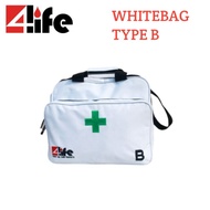4Life Whitebag Type B White P3K Bag/ + Complete Contents 4Life First Aid Kit/