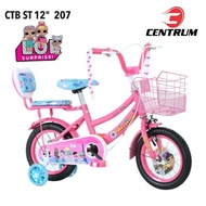 [ Ori] Sepeda Mini 12 Inch Centrum Anak Cewek Perempuan Usia 3-7 Tahun