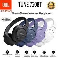 JBL Tune 720BT Wireless Over-Ear Headphones With Built-In Microphone，76 Hours Playtime, Pure Bass So