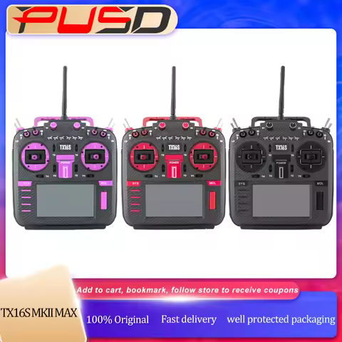 New Original TX16S Mark II Max JB Edition V4.0 Hall Gimbals RC Transmitter Remote Control ExpressLRS