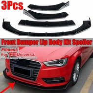 A3 A4 A5 Front Lip Car Front Bumper Spoiler Lip Diffuser For Audi A3 A4 A5 A6 C6 C5 B5 A7 8P Q3 Q5 Q