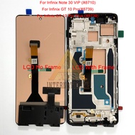 6.67 ต้นฉบับสำหรับ Infinix GT 10 Pro X6739หน้าจอ LCD หน้าจอสัมผัสกรอบดิจิตอลสำหรับ Infinix GT 10 Pro