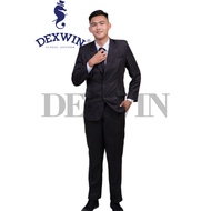 [BLAZER SAHAJA] blazer hitam pengawas sekolah  unisex lelaki / perempuan kain licin