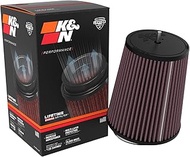 K&N Universal Clamp-On Filter: High Performance, Premium, Washable, Replacement Engine Filter: Flang