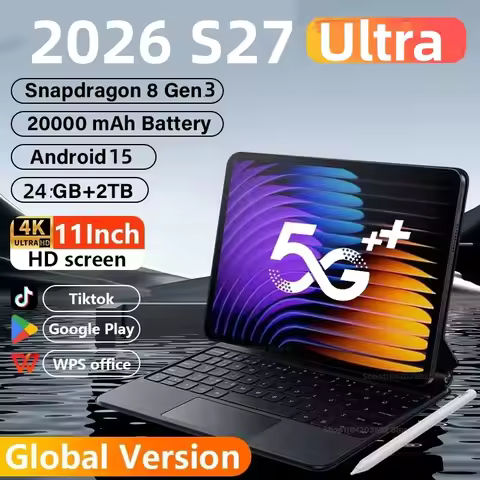 2026 5G Tablet Android 16 Brand New 11 inch 24GB RAM 2TB ROM Tablet 20000mAh 10Core WIFI Bluetooth N