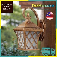 DeHouze Antique Outdoor Wall Light E27 Weatherproof Retro Outdoor Gate Lamp Corridor Wall Sconce Lam