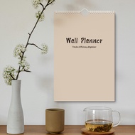 Wall Planner Monthly Calendar Spiral Hanging Planner Undated Monthly Organizer Large Desk Wall Calen