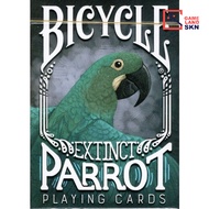 Gilded Bicycle Parrot Extinct Playing Cards