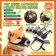 CATTO Dog Mouth Cover PU Anti-bite Prevention Pet Mask Mouth Guard Pet Supplies Anti Bark Dog Muzzle