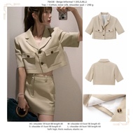 76438 - Beige Informal 1 (XS, S, M, L) - Top