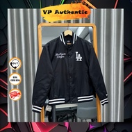 [ Genuine ] Jacket Bomber New Era LA Dodgers Black Auth Goods (VP Authentic )