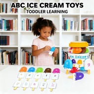 mainan abc kanak kanak aiskrim ABC toys alphabet toy toddler toys ice cream toys 123