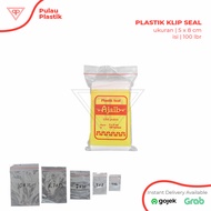 [WHOLESALE] 5x8 Plastic Clips / 5x8 Seal Plastic / Clear Ziplock Plastic / 100pcs