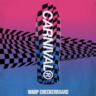 CARNIVAL Warp Checkerboard Skateboard/Surfboard 31.5 Inches