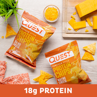 Quest Nutrition Nacho Cheese Tortilla Style Protein Chips – 18g protein Gluten-Free Low carb Baked N