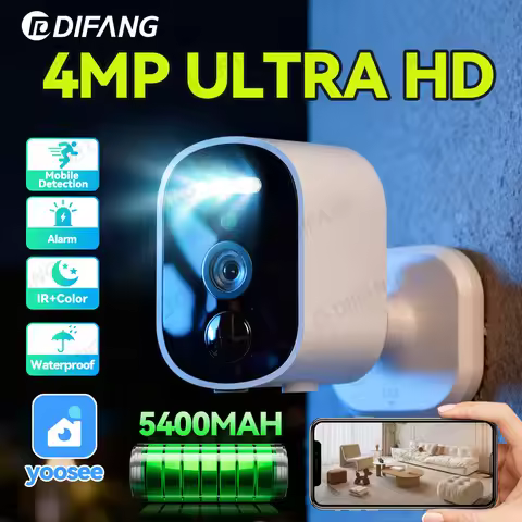 Yoosee 4G Battery Camera Security Protection Video Monitor 5400MaH Battery Cam CCTV 4G Wireless Surv