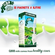 QBB Fresh UHT Whole Milk (12 x 1L)  Carton Sale