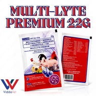 Multi Lyte Premium 22G Sold Per Sachet Electrolyte and Probiotic Veterinary Supplement