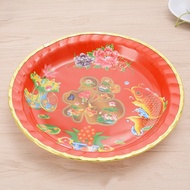 Wedding fruit plate red fruit plate red fruit plate wedding wedding fruit plate red Lace Plastic Eat