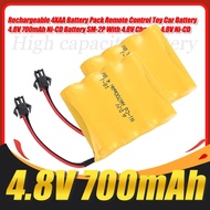 High Quality New Rechargeable 4XAA Battery Pack Remote Control Toy Car Battery 4.8V 700mAh Ni-CD Bat