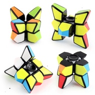 Rubik Variant QiYi 1x3x3 Tiled Dart Spinner. Rubic 133 QiYi Tiled Windmill Fidget Spinner 3x3x1 | Gl