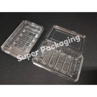 BENXON Kuih Container OPS 3H / Disposable Plastic Clear Bakery Container (100pcs+-) OP3H / OPS3H