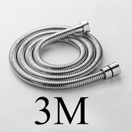 5m 304 Stainless Steel Shower Hose High Quality Faucet Hose Flexible Shower Hose Thick Silicone Bath