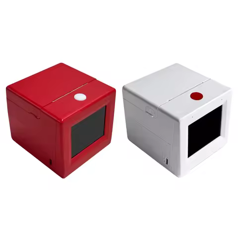 Inkless Portable Sticker Maker with Display Inkless Instant Printer for Home Office Study & DIY Proj