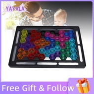 Yayala Fdit Puzzle Chess Bead Board Educational Logic Family Game Interaction  2 in 1 3D Plastic for