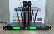 **ส่งฟรี**ไมค์ลอย SHURE UR4D UHF  ความถี่ใหม่ อุปกรณ์ครบชุด   (พร้อมแร็ค)สัญญาณไกล50-100เมตร Wireles