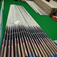 JIUya Snooker Cue Wooden 8-ball Set Black Large Head Durable Pool Equipment