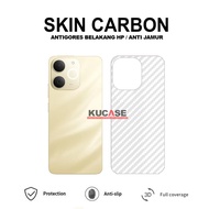 Realme Note 70 Realme Note 60 Realme Note 60X Garskin Anti-Scratch Back Skin Carbon Transparent Real