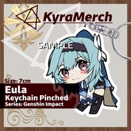 Keychain Pinched Genshin Impact Eula | Kyramerch Anime Fanmerch Dealer