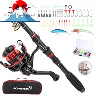 [Direct from Japan]
Fishing Set 2.1m Fishing Rod Set with Japanese Beginner Guide Carbon Rod Spinnin