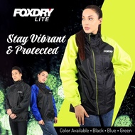 FOXDRY LITE WATERPROOF RAINCOAT BAJU HUJAN JAKET HUJAN MOTORSIKAL