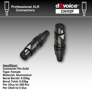 Connector XLR Female dbvoice CN112F Original Jack Girl dbvoice CN-112F