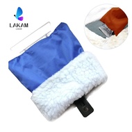 LAKAM Car Snow Scraper Glove, Plastic 2-in-1 Design Car Cleaning, No Frostbitten Hands Warm Glove Ha
