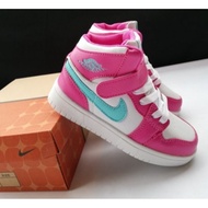 HIGH CUT NIKE AIR JORDAN (RED)(PINK) KASUT BUDAK LELAKI KASUT BUDAK PEREMPUAN UNISEX kasut nike nike shoes hari rayasale