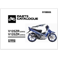 YAMAHA 125ZR PARTS CATALOGUE (5XK9) (5XKA) OCTOBER 2013