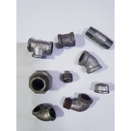 1 1/4 1 1/ 2" 2" GI elbow, GI tee, GI Street Elbow, GI Elbow 45, GI coupling, GI cap, GI plug LD
